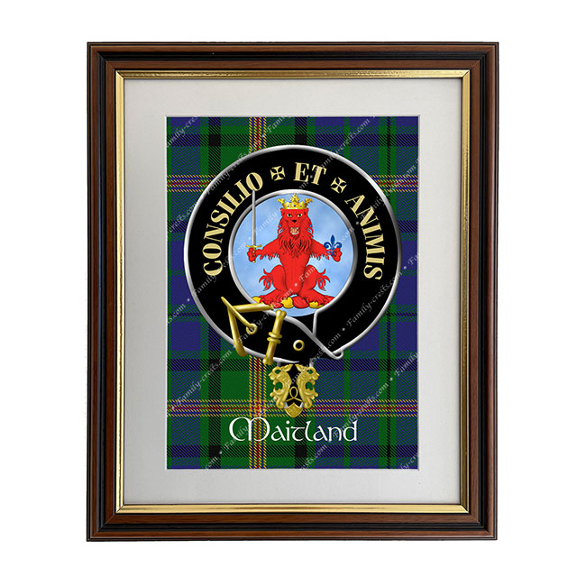 Maitland Scottish Clan Crest Framed Print