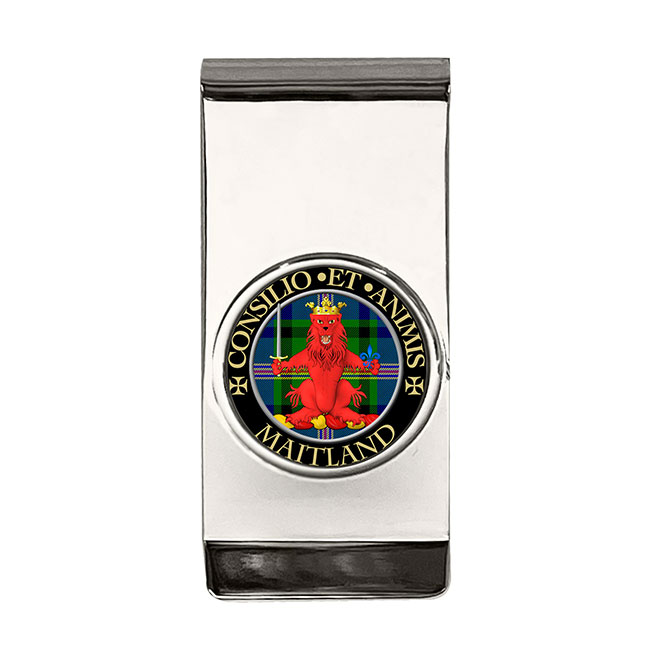 Maitland Scottish Clan Crest Money Clip