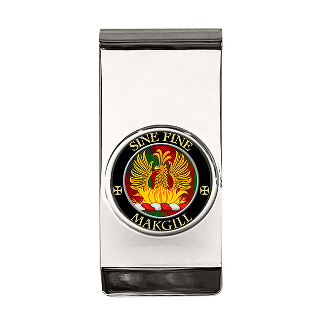 Makgill Scottish Clan Crest Money Clip