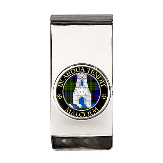 Malcolm Scottish Clan Crest Money Clip