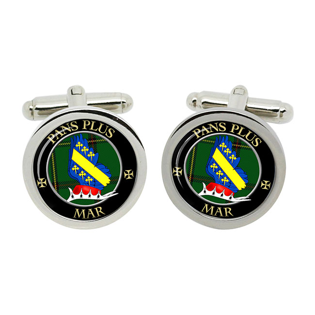 Mar Scottish Clan Crest Cufflinks