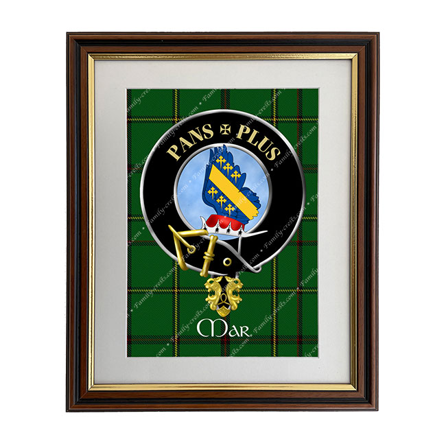 Mar Scottish Clan Crest Framed Print