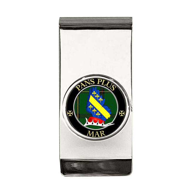 Mar Scottish Clan Crest Money Clip