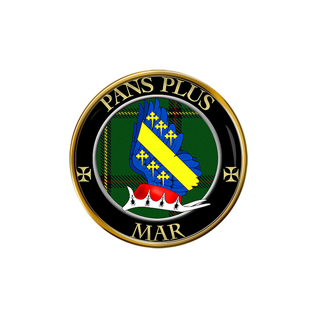 Mar Scottish Clan Crest Pin Badge