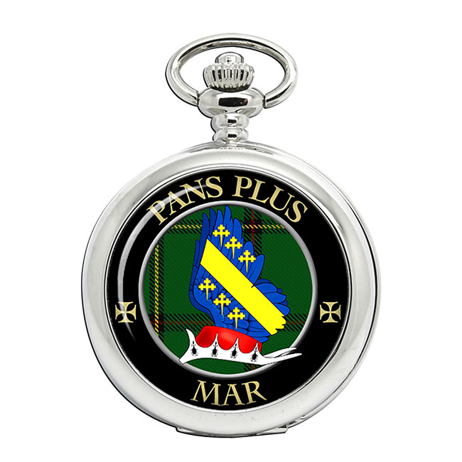 Mar Scottish Clan Crest Pocket Watch