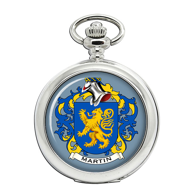 Martin (France) Coat of Arms Pocket Watch