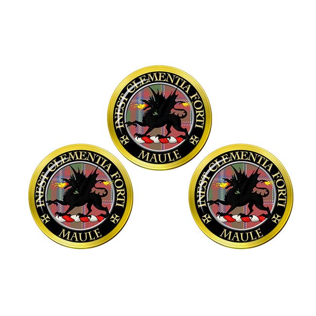 Maule Scottish Clan Crest Golf Ball Markers