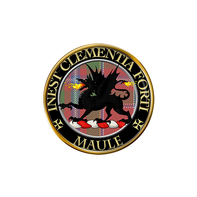 Maule Scottish Clan Crest Pin Badge