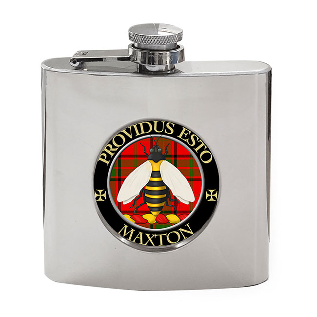 Maxton Scottish Clan Crest Hip Flask