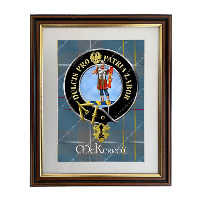 McKerrell Scottish Clan Crest Framed Print