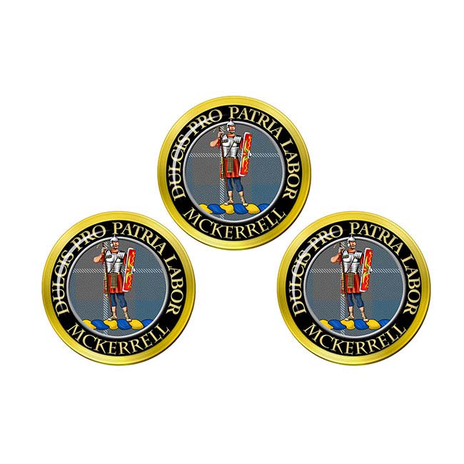 McKerrell Scottish Clan Crest Golf Ball Markers