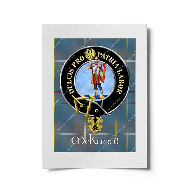 McKerrell Scottish Clan Crest Ready to Frame Print