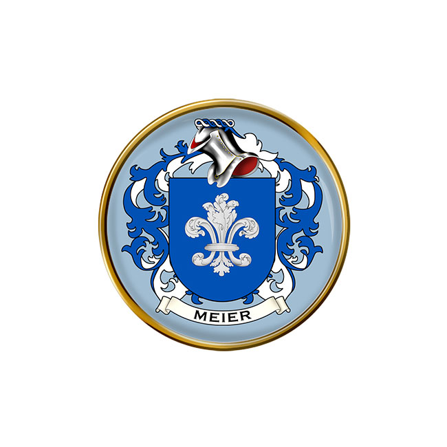 Meier (Swiss) Coat of Arms Pin Badge