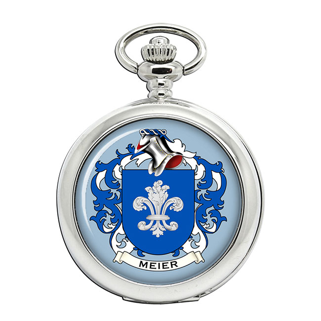 Meier (Swiss) Coat of Arms Pocket Watch