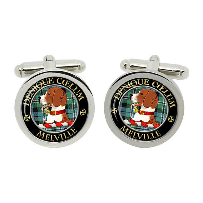 Melville Scottish Clan Crest Cufflinks