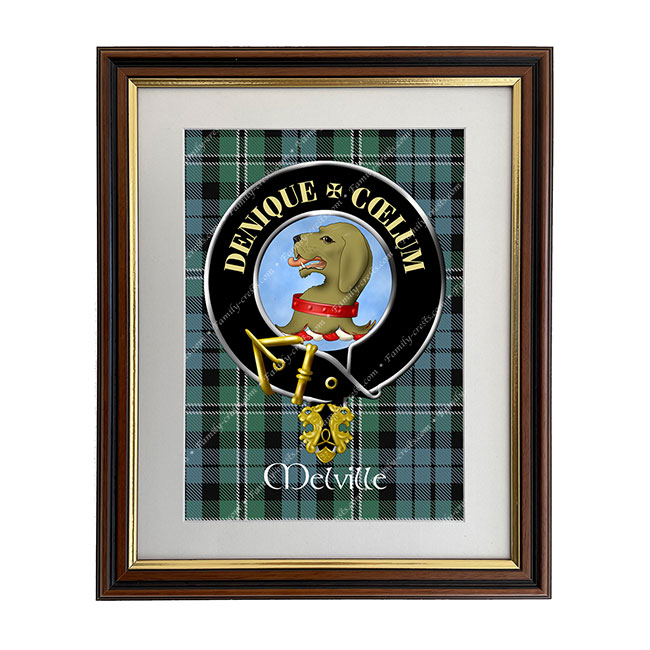 Melville Scottish Clan Crest Framed Print
