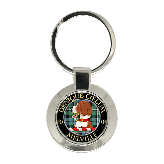 Melville Scottish Clan Crest Key Ring