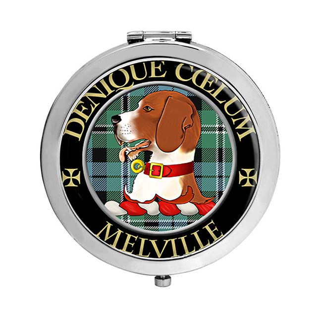 Melville Scottish Clan Crest Compact Mirror