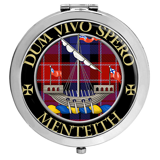 Menteith Scottish Clan Crest Compact Mirror