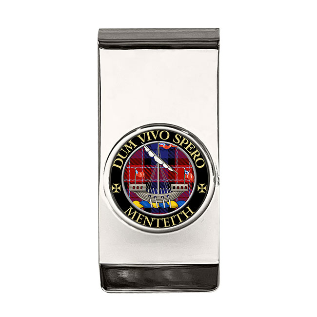 Menteith Scottish Clan Crest Money Clip