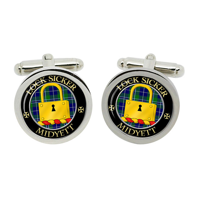 Midyett Scottish Clan Crest Cufflinks