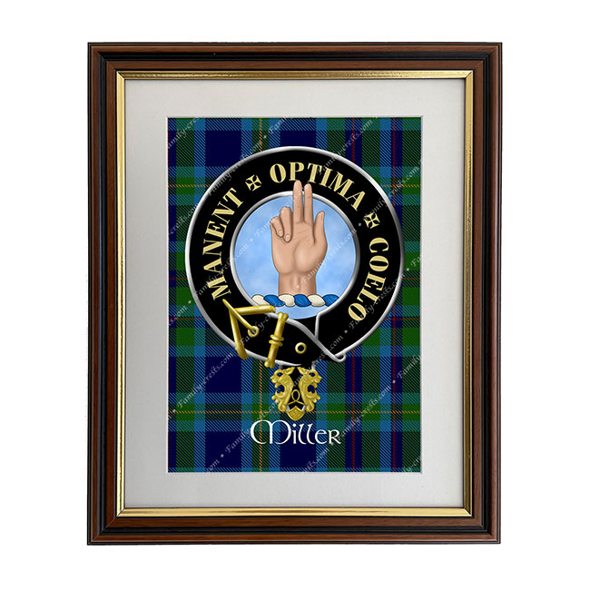 Miller Scottish Clan Crest Framed Print