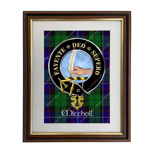 Mitchell Scottish Clan Crest Framed Print