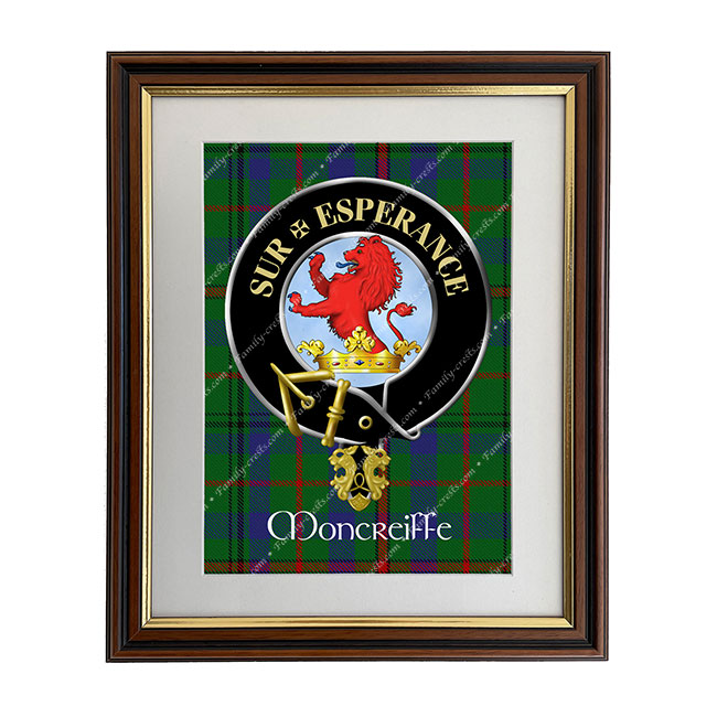 Moncreiffe Scottish Clan Crest Framed Print