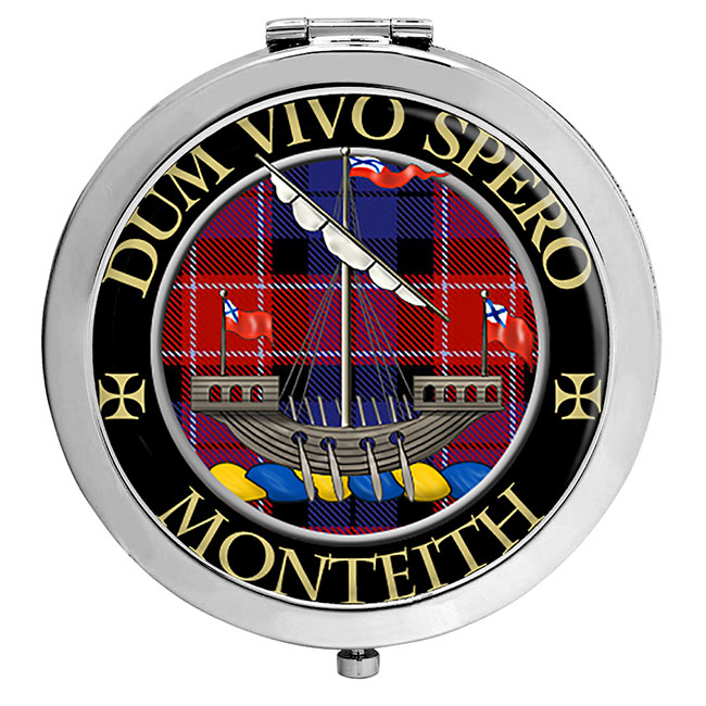 Monteith Scottish Clan Crest Compact Mirror