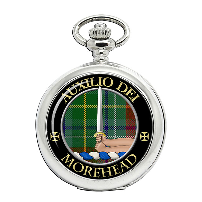Morehead Scottish Clan Crest Pocket Watch