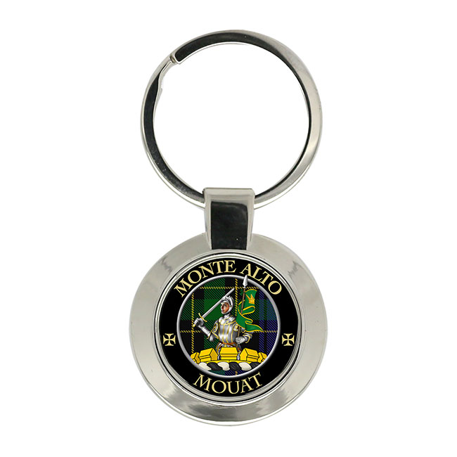 Mouat Scottish Clan Crest Key Ring