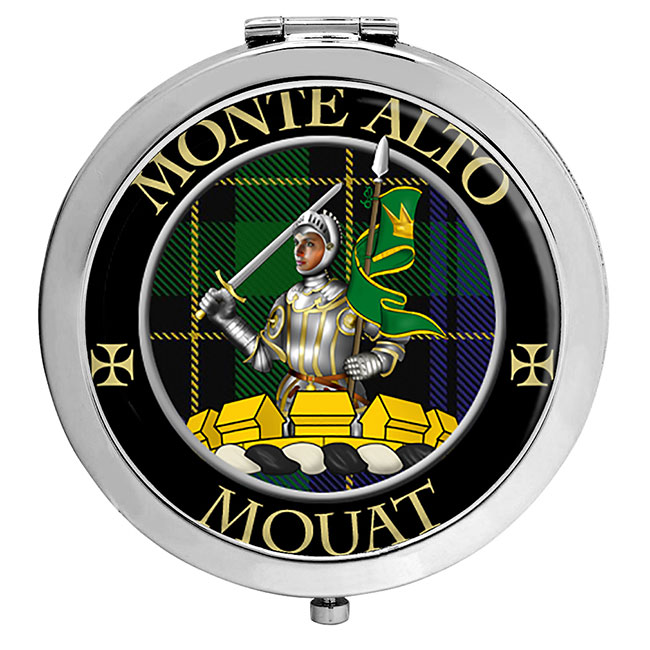 Mouat Scottish Clan Crest Compact Mirror