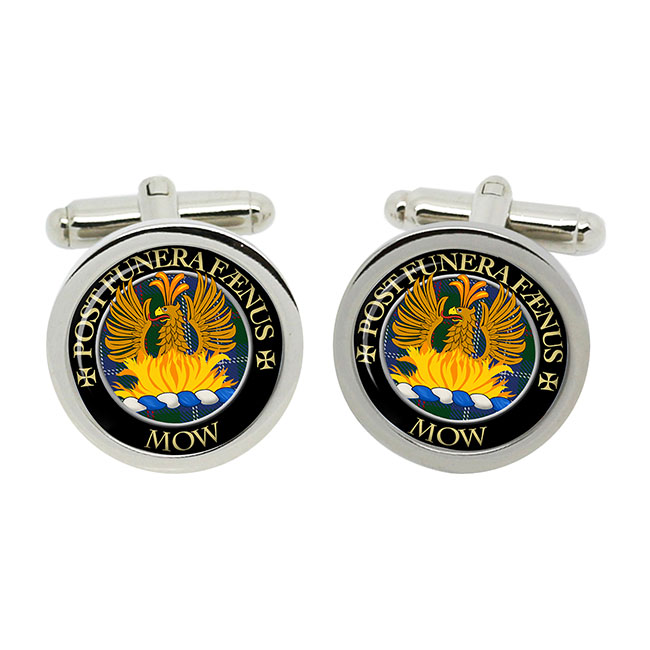 Mow Scottish Clan Crest Cufflinks