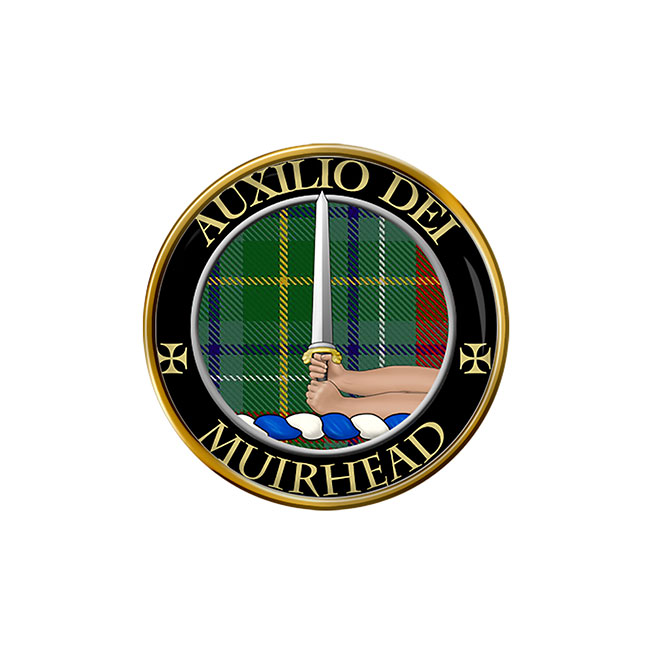 Muirhead Scottish Clan Crest Pin Badge