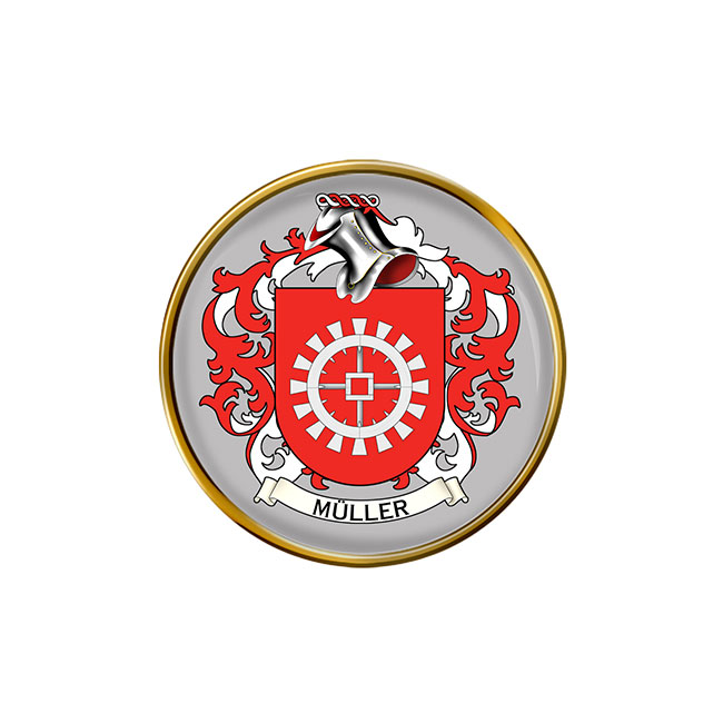 Müller (Germany) Coat of Arms Pin Badge