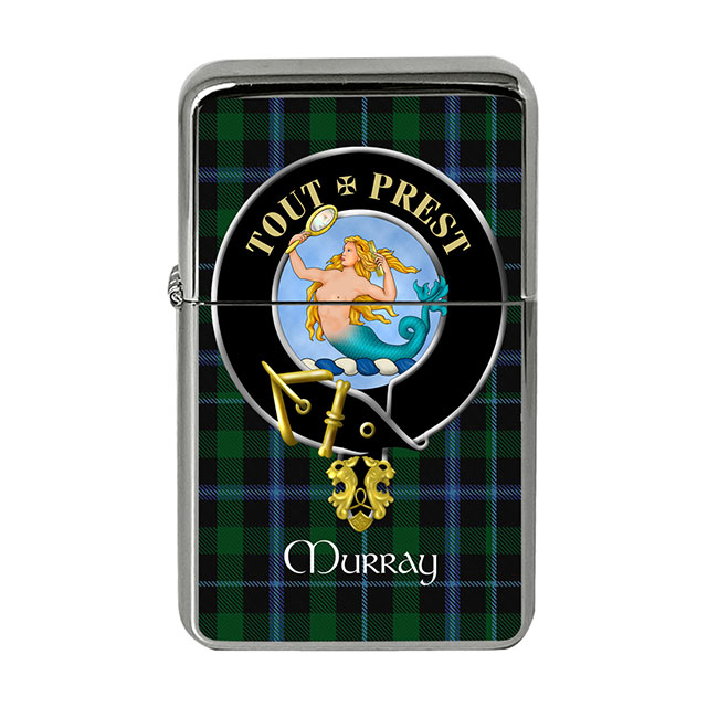Murray (mermaid crest) Scottish Clan Crest Flip Top Lighter