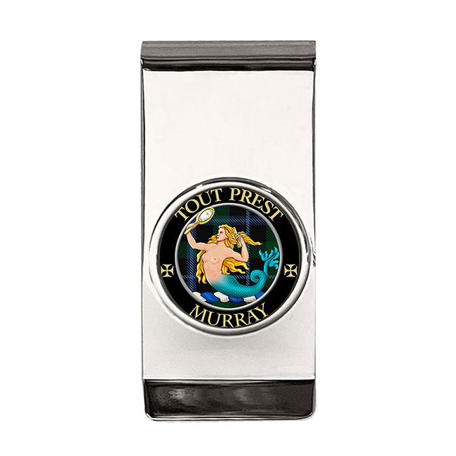 Murray (mermaid crest) Scottish Clan Crest Money Clip