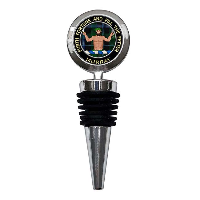 Murray (savage crest) Scottish Clan Crest Bottle Stopper