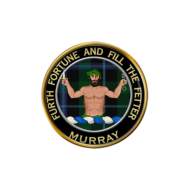 Murray (savage crest) Scottish Clan Crest Pin Badge