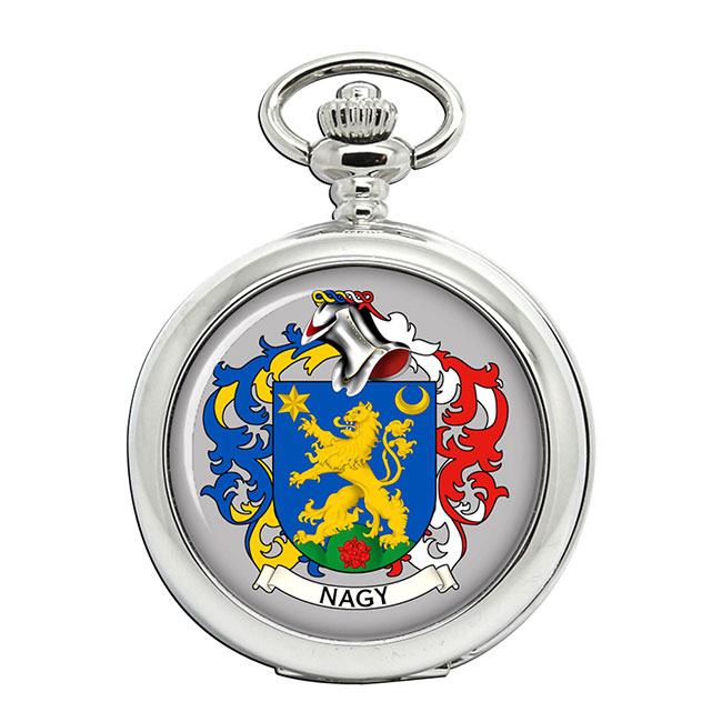 Nagy (Hungary) Coat of Arms Pocket Watch Family Crests Nagy (Hungary) Coat of Arms Pocket Watch Family Crests