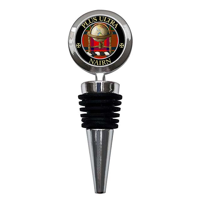 Nairn Scottish Clan Crest Bottle Stopper