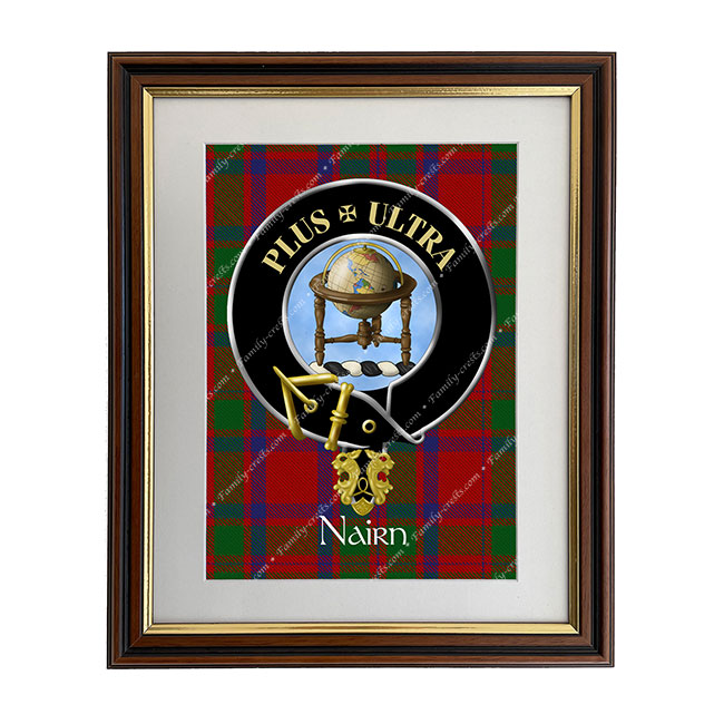 Nairn Scottish Clan Crest Framed Print