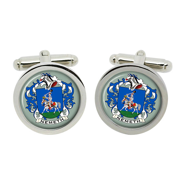 Németh (Hungary) Coat of Arms Cufflinks