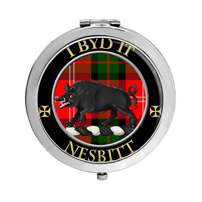 Nesbitt Scottish Clan Crest Compact Mirror