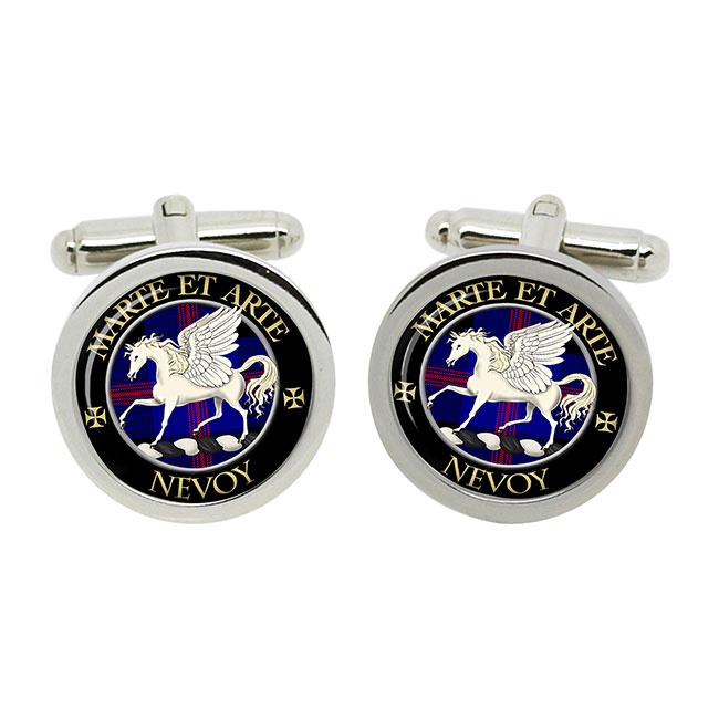 Nevoy Scottish Clan Crest Cufflinks