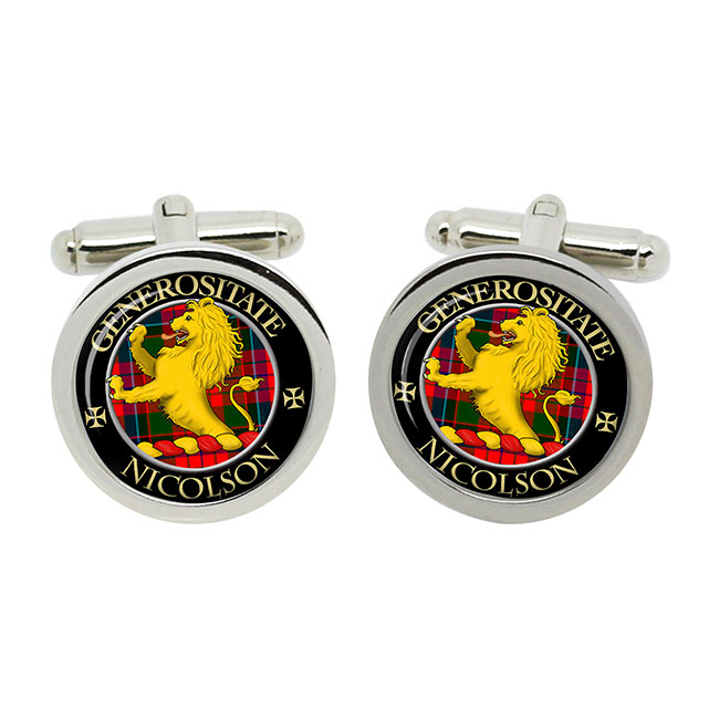 Nicolson Scottish Clan Crest Cufflinks