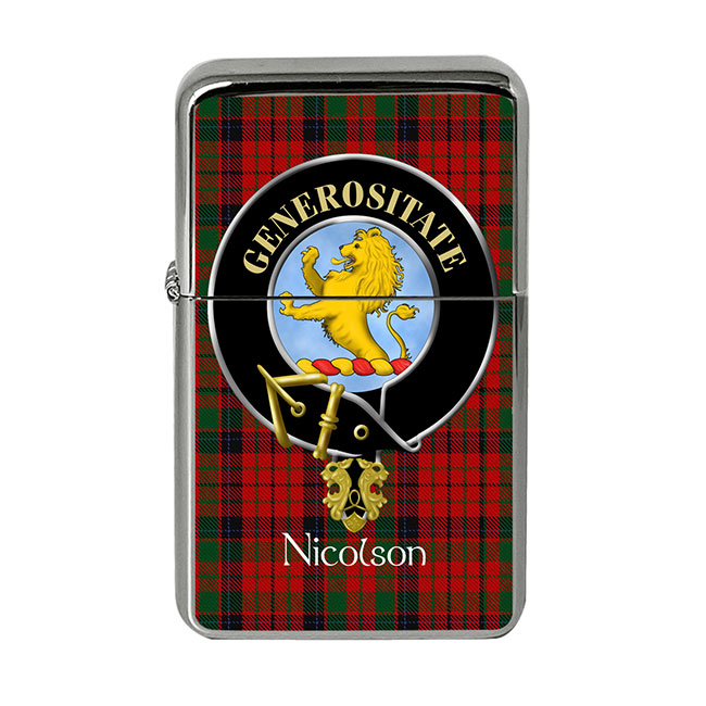 Nicolson Scottish Clan Crest Flip Top Lighter
