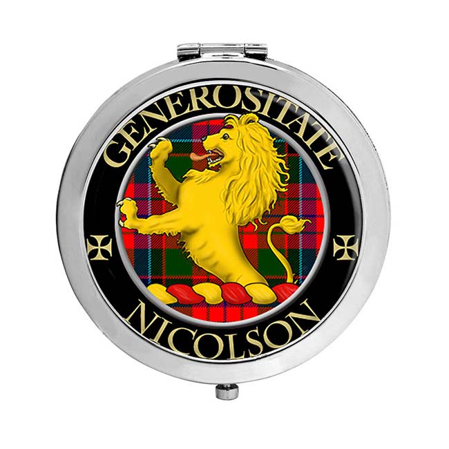 Nicolson Scottish Clan Crest Compact Mirror