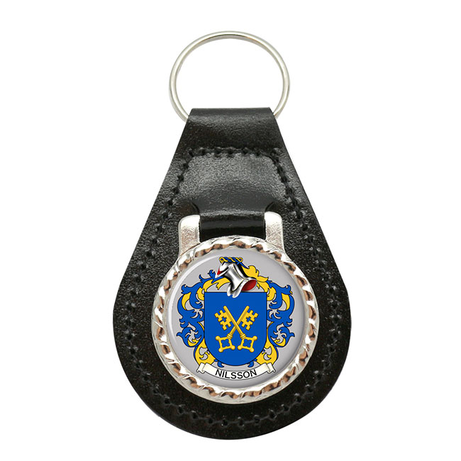 Nilsson (Sweden) Coat of Arms Key Fob