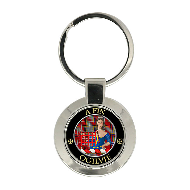 Ogilvie Scottish Clan Crest Key Ring